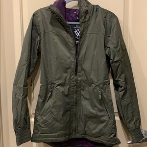 Burton White Collection Olive Green Jacket Medium